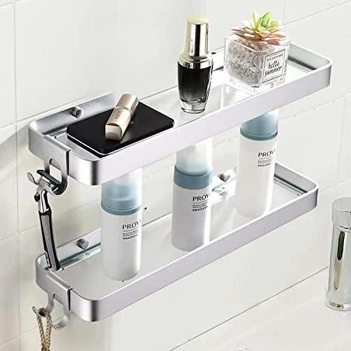 Bathroom Glass Shelves, Shower Shelves Product Review REV DECOR