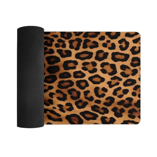 Cool Cheetah Leopard Desk Pad con Base de Goma Grande miniatura 3