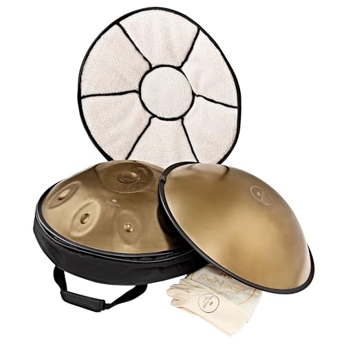 Produktbild Sonic Energy Sensory Handpan Gold – C# Moll, 9 Töne, 432 Hz