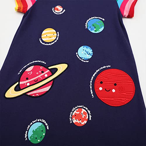 2-7 Years Girls Dresses Toddler Casual Summer Dress Cute A-line Dress for Home School4