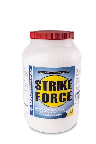 Harvard Chemical 7021 Strike Force Industrial Super Strength Carpet pH Detergent, Low Odor, 7 lbs Jar, White (Case of 4)