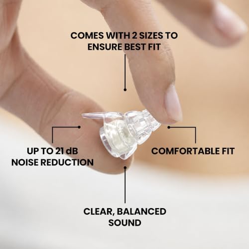 Image of Eargasm High Fidelity Earplugs Portola 2026 Festival Edition for Festivals, Concerts, Musicians, DJs, Night-Life Hearing Protection - Reusable Ear Plugs for High Fidelity Noise Reduction up to 21 dB