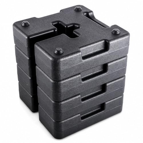 Image of M.J COMFY-LIFE 4PC Gazebo Leg Weight Bag 1kg each (When empty) | 9kg Each (When full) Compatible with 28mm, 32mm, 38mm, and 46mm diameter legs (36kg)