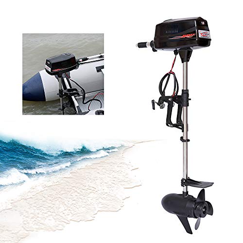 10 Hp Electric Outboard Motor Boat Engine 2200W Electric Start Marine Trolley Driver Brushless Motor Propeller #TOP4