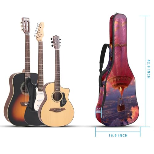 Housse guitare acoustique 101,6 cm protégeant de la pluie et des chocs - 5