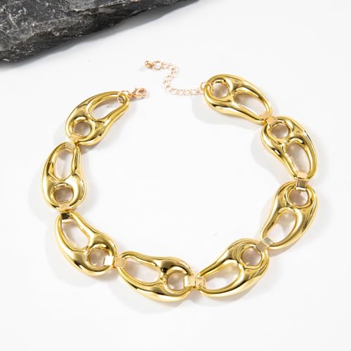 Collier pendentif géométrique pour femme avec chaîne de clavicule tendance