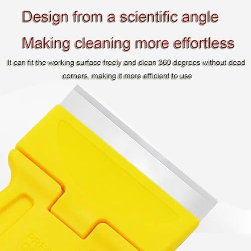 3 Pack Razor Blade Scraper Scraper Tool with Extra 15 Plastic Razor Blades and 15 Metal Blades,Adhesive Remover Removing Labels Stickers Taping on Glass Windows,Decal Sticker Remover