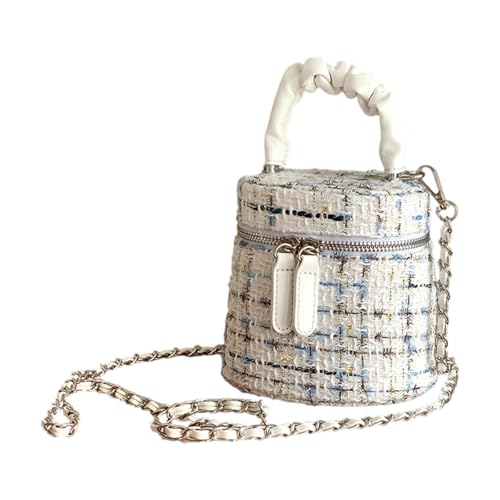 Sac seau pour femme avec bandoulière amovible et poignée chic
