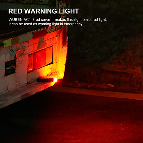 Image of WUBEN AC1 3 Colors Flashlight Diffuser Durable Compatible with 24.5-26mm Diameter Lamp Caps for C3 L50 L50S TO40R TO46R Flashlight