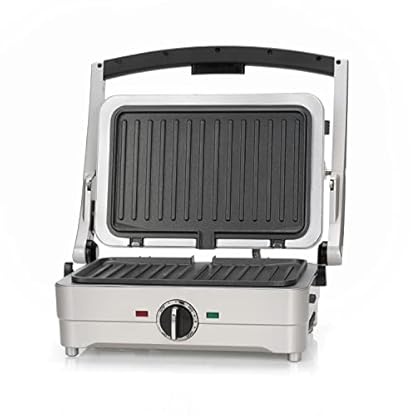Cuisinart 3-in-1 Grill, Waffel- und Omelette-Maker| Sandwich-Toaster, Panini-Presse, Pfannkuchen-Maker Elektrogrill | Antihaftbeschichtung Abnehmbare, austauschbare Platten | Gesunder Grill | 210°C