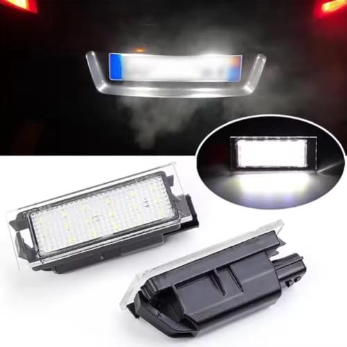 Luces de matrícula coche Laguna 3 2007-2015 recambio de iluminación trasera 4