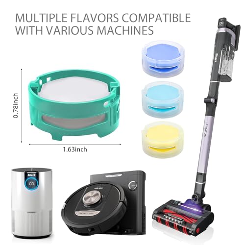 Image of Odor Neutralizer Replacement Cartridges Compatible with Shark Stratos Upright Vacuum LA702, AZ3002, AZ4002, AZ3000, HZ3000, HZ3002, IZ862H, IZ562H, ZD550 Replaces Part# 1541FC3000 (Multi-flavor 6)