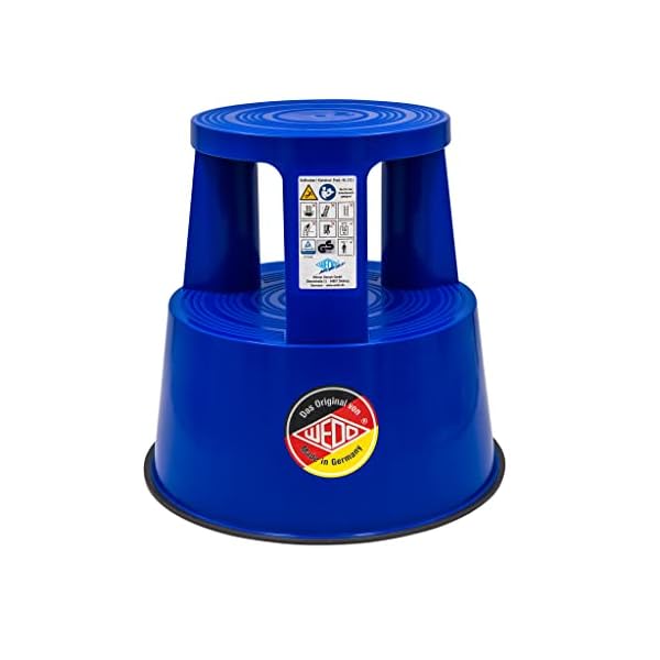 WEDO Step Rollhocker, Kunststoff, blau, 43cm – Bild 5