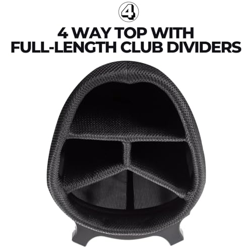 image for Izzo Golf Ultra-Lite Stand Golf Bag with Dual-Straps & Exclusive Featu