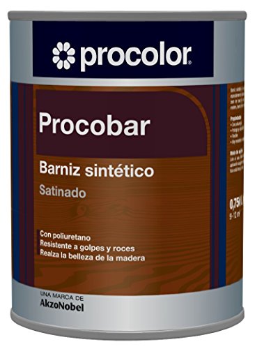 BARNIZ SINTÉTICO PROCOBAR SATINADO ROBLE CLARO 0,75 L