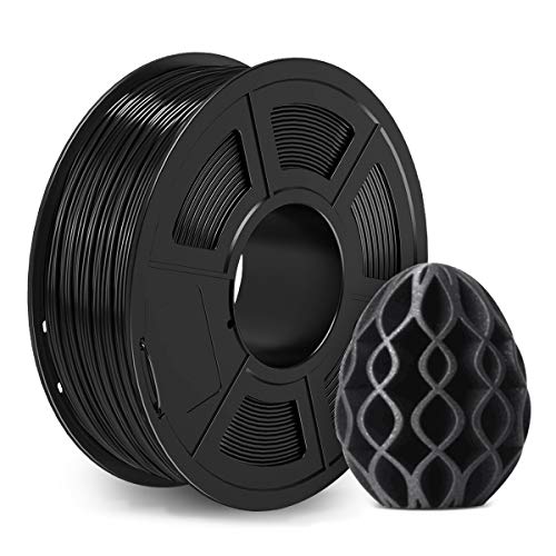 Carbon Fiber PLA 3D Printer Filament - 1.75mm Carbon Fiber Filament, 1kg(2.2lbs) PLA 3D Filament for 3D Printer 3D Pen, Dimensional Accuracy +/- 0.02mm, Carbon Fiber PLA
