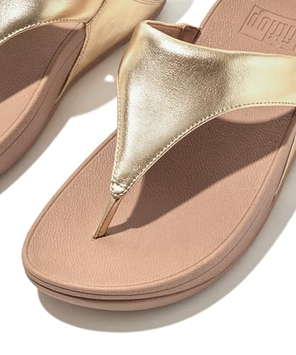 Image of FitFlop Womens Lulu Leather Toe Post Sandals