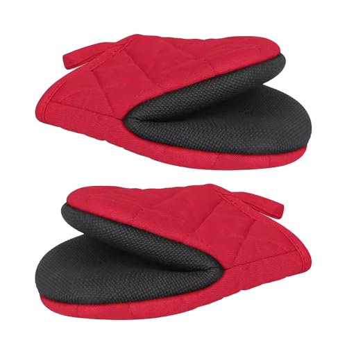 Ofenhandschuhe, Topflappen Handschuh, 260°C Hitzebeständige Ofenhandschuhe Hitzebeständig mit Rutschfester Silikonoberfläche und Aufhängeöse, Waschmaschinenfest, zum Backen, Grillen Geeignet Ofenhandschuhe, Topflappen Handschuh, 260°C Hitzebeständige Ofenhandschuhe Hitzebeständig mit Rutschfester Silikonoberfläche und Aufhängeöse, Waschmaschinenfest, zum Backen, Grillen Geeignet