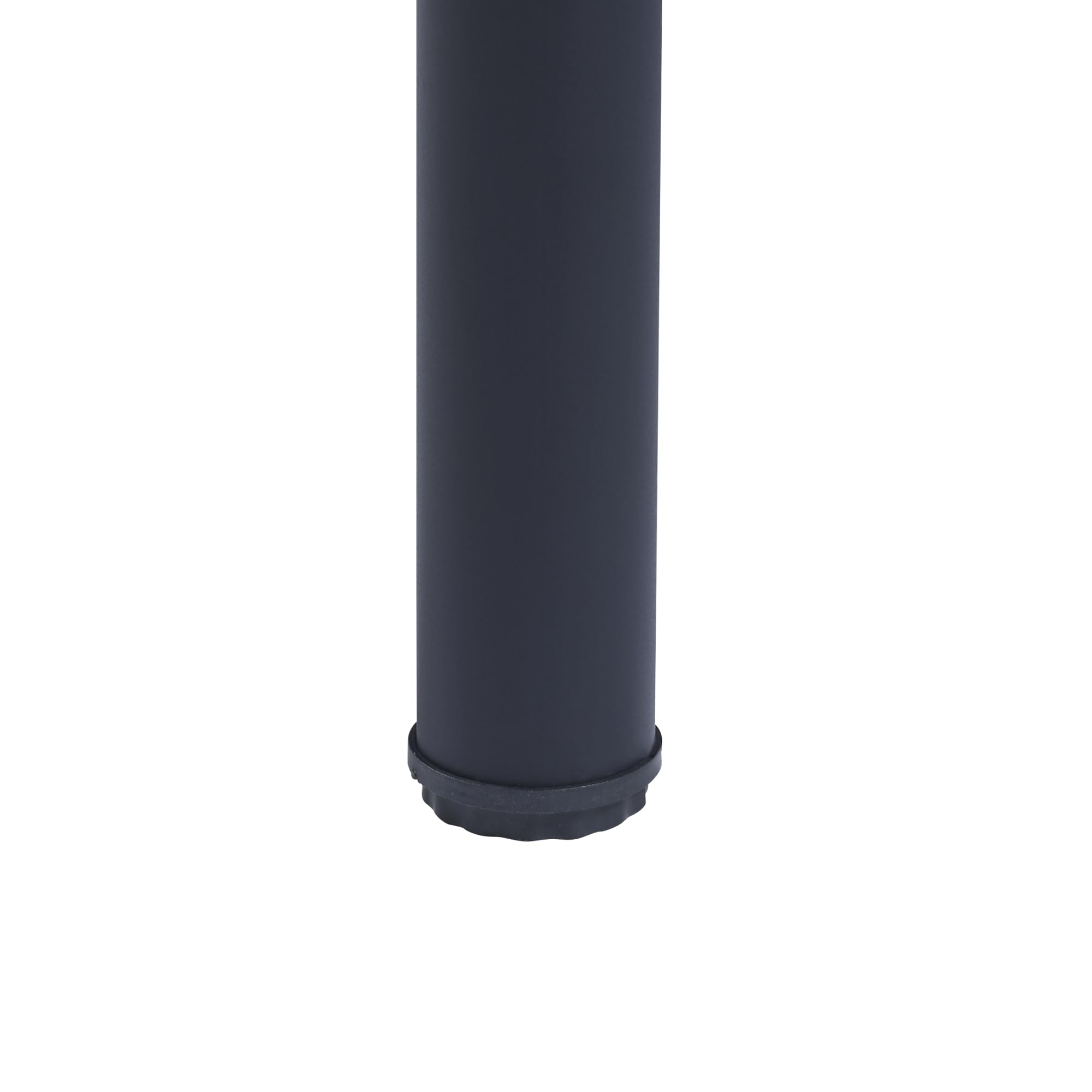 [en.casa] Esstisch Tammela Küchentisch für 4 Personen 120 x 60 cm Esszimmertisch rechteckige Tischplatte Stahlbeine Marmoroptik, schwarz
