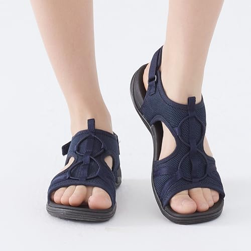 Image of UBFEN Womens Hiking Sandals Comfortable Walking Sandals Summer Sport Breathable Arch Support