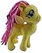 MLP My Little Pony Pferd 12cm Plüschfigur, Kuscheltier für Kinder, Mädchen und Jungen, zum Sammeln, Kuscheln und Spielen (Fluttershy, gelb)