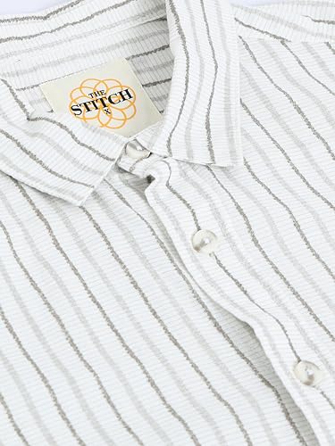 Image of StitchX Men's Full Sleeve Vertical Stripes Shirt