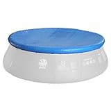 La lona de la piscina no sólo protege la piscina de la suciedad, sino que también ayuda a calentar el agua de la piscina. Además, se evita una fuerte evaporación del agua de la piscina para niños.