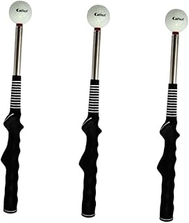 BESPORTBLE 3 Pçs Acessórios De Golfe Clube Acessório Vara De Treinamento Vara De Balanço Telescópica Haste De Balanço Telescópica Auxílio De Treinamento Pêndulo Retrátil Acessórios De Haste