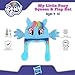 ABG Accessories Girls, Frozen, Minnie Mouse, Paw Patrol Winter Hat Squeeze Flap Fun Cold Weather Beanie Ages, Blue Little Pony, Age 4-7