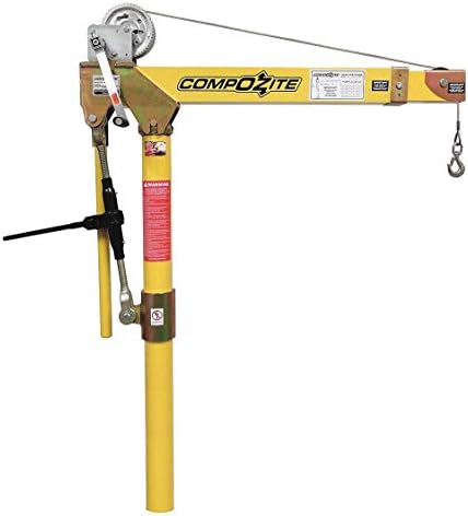OZ Lifting Composite Davit Crane W/ 12V DC Electric Winch