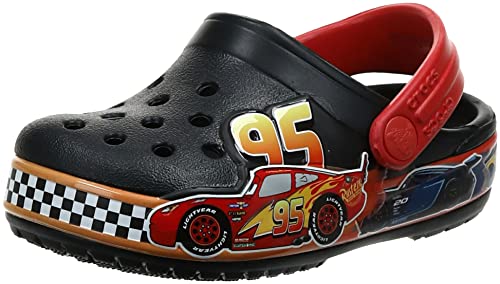 Crocs Kidsâ€™ Disney and Pixar Clog, Cars/Black, 13 Little Kid