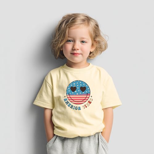 Image of Boys Constitution Day 250 Anniversary USA Shirt Independence Shirt 3-8T | for Kids Boys Girls Toddlers 3T-8T, 4th of July Dinos Flag Patriotic Tee, Independence Day