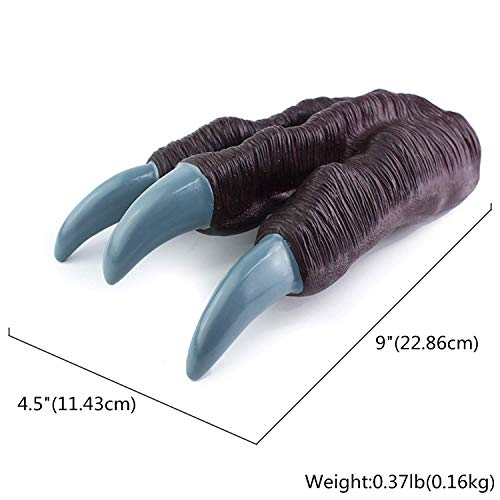 Image of Ulalaza 1Pair Dinosaur Claws Dino Cosplay Paw Gloves Costume Accessoriesfor Velociraptor Pretend Play Party Supplies
