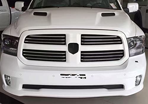 Image of Glossy Black American Flag Emblem Fits for RAM Front Grille Emblem Replacement Compatible Models /1500 2006-2018 /2500 2009-2018 /3500 2007-2018