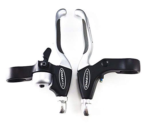 Levier de frein Tektro CL535RT CL530RS BMX VTT poignée caoutchouc et sonnette intégrée