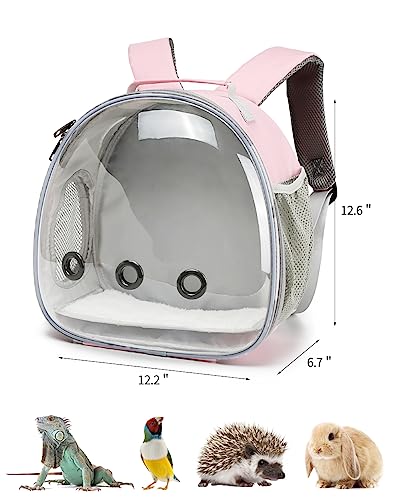 image for Hcupet Small Animal Carrier Backpack Space Capsule Bubble Window Carri