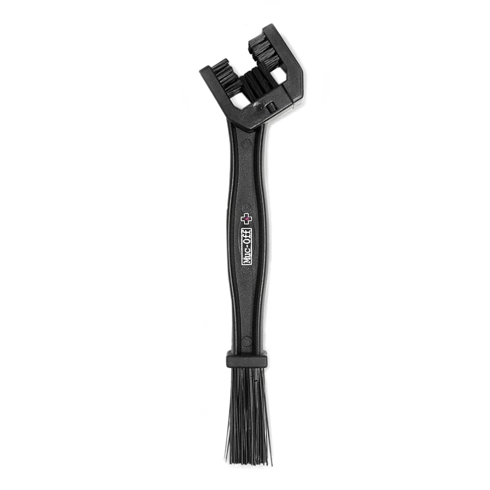 Muc-Off 350 Motorcycle Chain Brush - Motorbike Cleaning Brush With Ergonomic Handle And Durable Nylon Bristles - Perfect For Chains And Sprockets, One Size