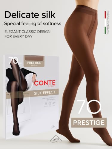 Image of Conte Classic Semi Opaque Silk Tights Prestige 70 Den