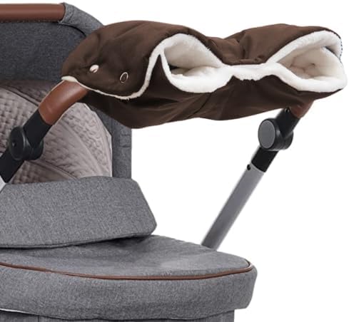 Kinderwagen Handwärmer,Universalgröße Handwärmer für Kinderwagen Buggy zubehör Handschuhe Handmuff mit Warm Fleece,Kinderwagenmuff für Wasserdicht und Winddicht,Hält Die Hände im W