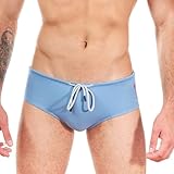 Dietz Men's Swimsuit Sunga ash Blue/Blue (XL)