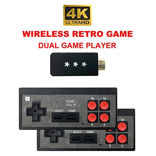 Careflection USB Wireless Handheld TV Video Game Console Built in 568 Classic Game 8 Bit Mini Video Console Support AV/HDMI Output For Kids Gift (With Duracell Battery) 3 41O0Xg7NhrL