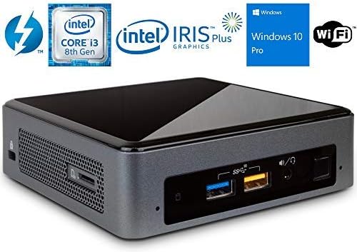 Intel NUC NUC8i3BEK Mini PC/HTPC, Intel Dual-Core i3-8109U Upto 3.6GHz, 16GB DDR4, 512GB SSD, WiFi, Bluetooth, Thunderbolt 3, 4k Support, Dual Monitor Capable, Windows 10 Pro (16GB Ram + 512GB SSD)