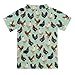 Animepark Chicken Print Boys Short Sleeve Polo Shirt Cute Summer Tee Uniform Tops