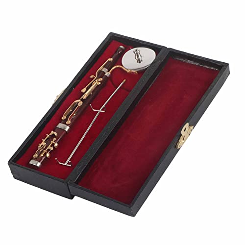 image for Fdit Miniature Bassoon Model Western Musical Instrument Model Decorati