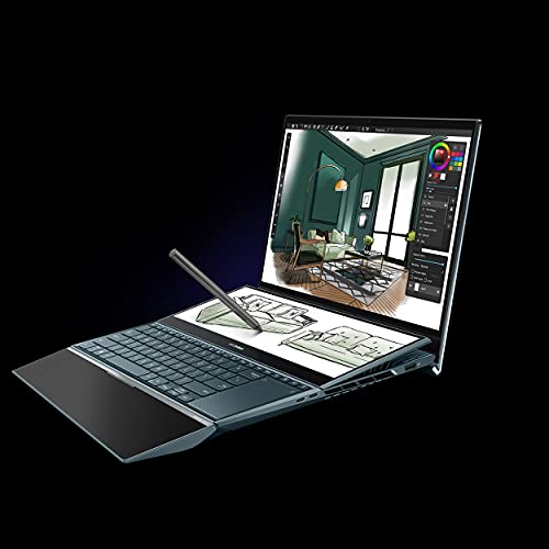 ASUS-ZenBook-Pro-Duo-15-OLED-UX582-Laptop-156-OLED-4K-UHD-Touch-Display-Intel-Core-i9-11900H-32GB-1TB-GeForce-RTX-3080-Laptop-GPU-ScreenPad-Plus-Windows-11-Pro-Celestial-Blue-UX582HS-XH99T