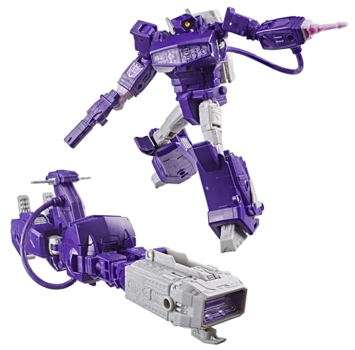 Transformers Studio Series, Figurine Convertible Shockwave Classe Voyageur de 16,5 cm, Les Le Film, Robots-Jouets, dès 8 Ans