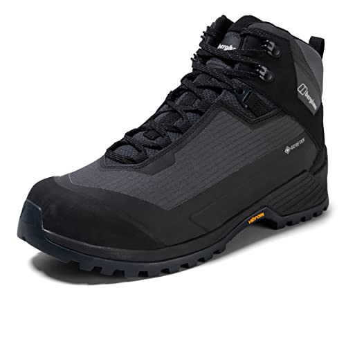 Berghaus Deception Trail Active scarpone in GORE-TEX da Uomo, Nero/Grigioscuro,
