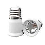 LCHUNYANG E26→E26 口金延長アダプター 0-250V 50/60Hz専用、難燃材熱に強い、 E26 約2.3CM延長する(2個入り)