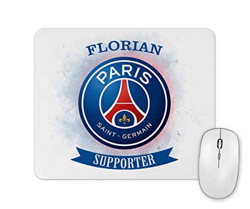Tapis de souris Foot PSG personnalisable avec prénom