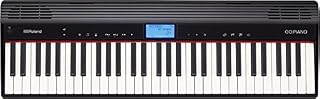 Roland Go:Piano Go-61P Digital Piano, Wireless Smartphone Connection, Black